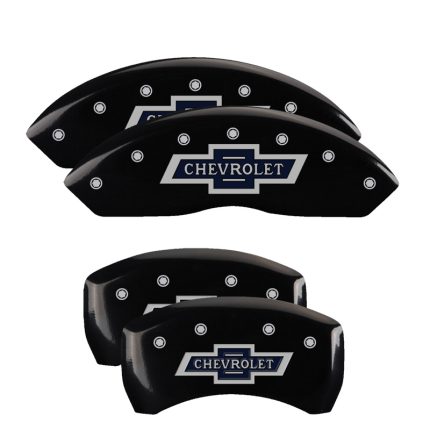 Set Of 4 Caliper Covers Engraved Front And Rear 100 Anniversary Logo 2018-2021 Chevrolet Equinox MGP Caliper Covers