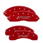 Set Of 4 Caliper Covers Engraved Front And Rear Rs (Gen 5 6) 2019-2020 Chevrolet Blazer MGP Caliper Covers - Image 2