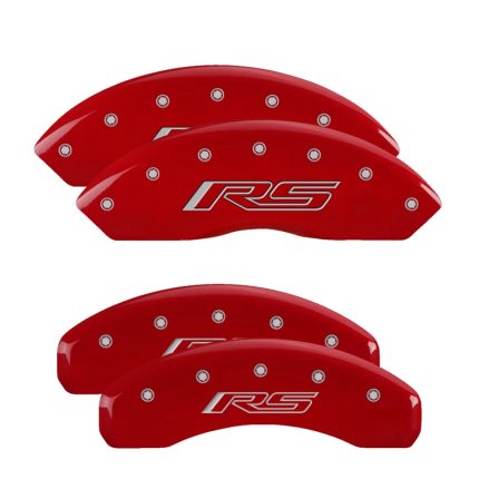 Set Of 4 Caliper Covers Engraved Front And Rear Rs (Gen 5 6) 2019-2020 Chevrolet Blazer MGP Caliper Covers
