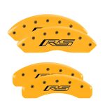 Set Of 4 Caliper Covers Engraved Front And Rear Rs (Gen 5 6) 2019-2020 Chevrolet Blazer MGP Caliper Covers - Image 3