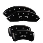 Set Of 4 Caliper Covers Engraved Front And Rear Bowtie 2020-2020 Chevrolet Traverse MGP Caliper Covers
