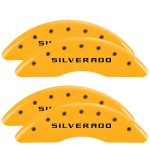 Set Of 4 Caliper Covers Engraved Front And Rear Silverado 2020-2025 Chevrolet Silverado MGP Caliper Covers - Image 3