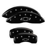 Set Of 4 Caliper Covers Engraved Front And Rear Bowtie 2021-2022 Chevrolet Colorado MGP Caliper Covers