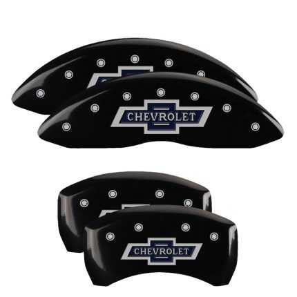 Set Of 4 Caliper Covers Engraved Front And Rear 100 Anniversary Logo 2021-2023 Chevrolet Traverse MGP Caliper Covers