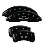 Set Of 4 Caliper Covers Engraved Front And Rear Bowtie 2021-2023 Chevrolet Traverse MGP Caliper Covers