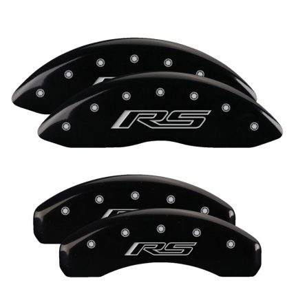 Set Of 4 Caliper Covers Engraved Front And Rear Rs (Gen 5 6) 2021-2024 Chevrolet Blazer MGP Caliper Covers