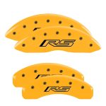 Set Of 4 Caliper Covers Engraved Front And Rear Rs (Gen 5 6) 2021-2024 Chevrolet Blazer MGP Caliper Covers - Image 3
