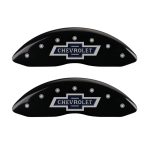 Set Of 4 Caliper Covers Engraved Front and Rear 100 Anniversary Logo 2024-2025 Chevrolet Equinox EV MGP Caliper Covers