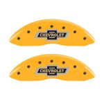 Set Of 4 Caliper Covers Engraved Front and Rear 100 Anniversary Logo 2024-2025 Chevrolet Equinox EV MGP Caliper Covers - Image 3