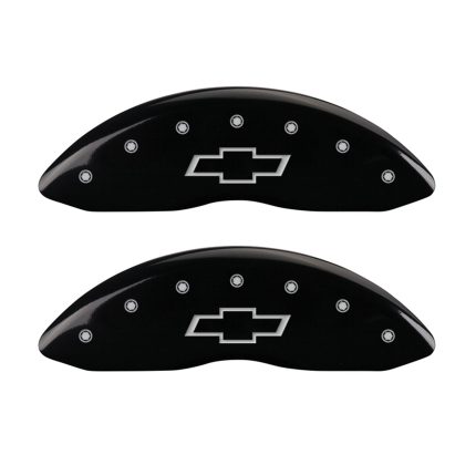 Set Of 4 Caliper Covers Engraved Front and Rear Bowtie 2024-2025 Chevrolet Equinox EV MGP Caliper Covers