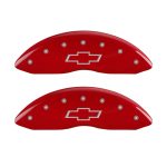 Set Of 4 Caliper Covers Engraved Front and Rear Bowtie 2024-2025 Chevrolet Equinox EV MGP Caliper Covers - Image 2
