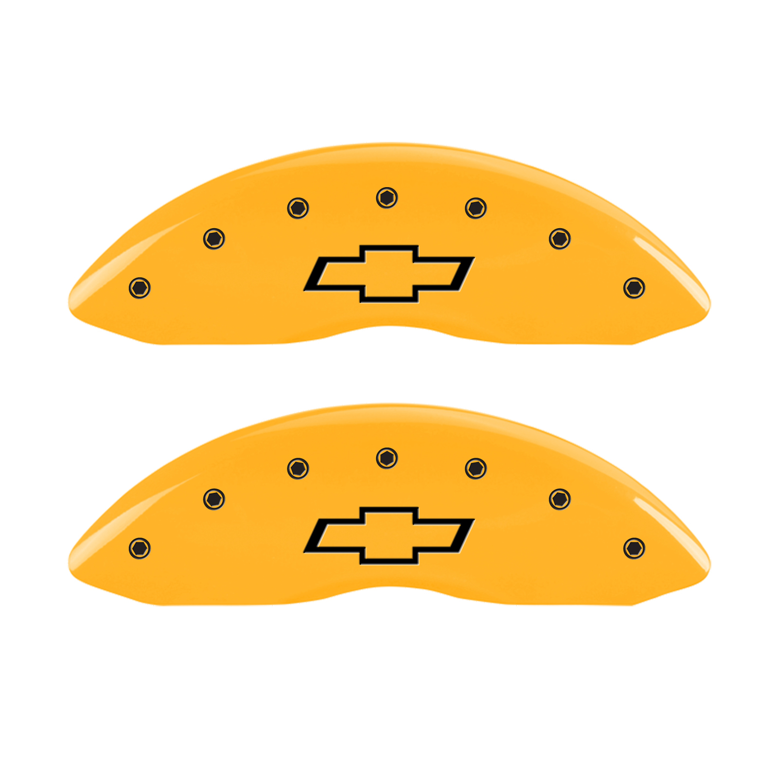14268SCLCRD-FDLQ Set Of 4 Caliper Covers No Engraving Classic Caliper Covers 2024-2025 Chevrolet Equinox EV MGP Caliper Covers - Image 1