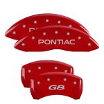 Set Of 4 Caliper Covers Engraved Front Pontiac Engraved Rear G8 2008-2009 Pontiac G8 MGP Caliper Covers - Image 2