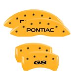 Set Of 4 Caliper Covers Engraved Front Pontiac Engraved Rear G8 2008-2009 Pontiac G8 MGP Caliper Covers - Image 3