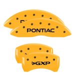 ⁦Set Of 4 Caliper Covers Engraved Front Pontiac Engraved Rear GXP 2008-2009 Pontiac G8 MGP Caliper Covers⁩ - الصورة ⁦3⁩