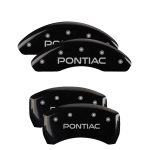 Set Of 4 Caliper Covers Engraved Front And Rear Pontiac 2005-2010 Pontiac G6 MGP Caliper Covers