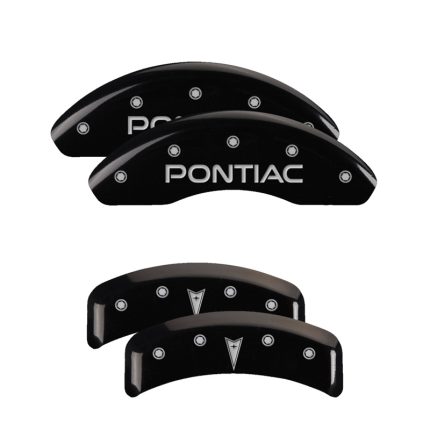 Set Of 4 Caliper Covers Engraved Front Pontiac Engraved Rear Arrow 1997-1997 Pontiac Firebird MGP Caliper Covers
