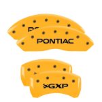 Set Of 4 Caliper Covers Engraved Front Pontiac Engraved Rear GXP 2006-2009 Pontiac Solstice MGP Caliper Covers - Image 3
