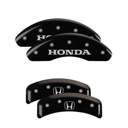 Set Of 4 Caliper Covers Engraved Front Honda Engraved Rear H Logo 2003-2011 Honda Element MGP Caliper Covers