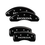 Set Of 4 Caliper Covers Engraved Front And Rear Honda 2008-2012 Honda Accord 4 Cyl 16 Inch Wheel MGP Caliper Covers