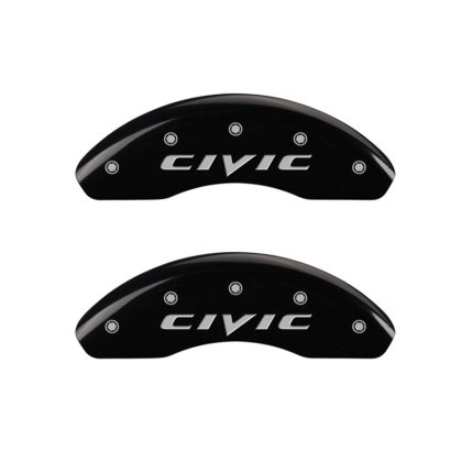 Front Set 2 Caliper Covers Engraved Front 2015 Civic 2006-2011 Honda Civic MGP Caliper Covers