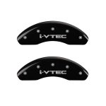 Front Set 2 Caliper Covers Engraved Front I-Vtec 2006-2011 Honda Civic MGP Caliper Covers