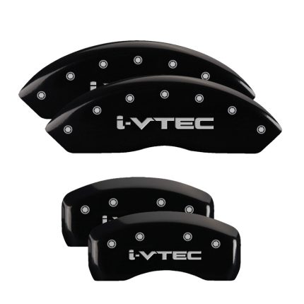 Set Of 4 Caliper Covers Engraved Front And Rear I-Vtec 2003-2007 Honda Accord 4 Cyl USA & Mexico Built 16 Inch Wheel MGP Caliper Covers