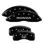 Set Of 4 Caliper Covers Engraved Front Honda Engraved Rear H Logo 2012-2014 Honda Ridgeline MGP Caliper Covers