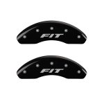 Front Set 2 Caliper Covers Engraved Front Fit 2009-2019 Honda Fit MGP Caliper Covers
