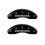 Front Set 2 Caliper Covers Engraved Front Honda 1997-2000 Honda Civic MGP Caliper Covers