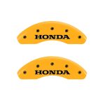 ⁦Front Set 2 Caliper Covers Engraved Front Honda 2012-2015 Honda Civic MGP Caliper Covers⁩ - الصورة ⁦3⁩