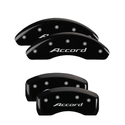 Set Of 4 Caliper Covers Engraved Front Accord Engraved Rear Accord 2014-2017 Honda Accord MGP Caliper Covers