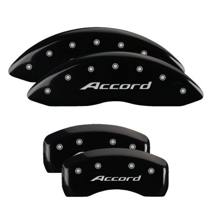Set Of 4 Caliper Covers Engraved Front Accord Engraved Rear Accord 2016-2017 Honda Accord MGP Caliper Covers