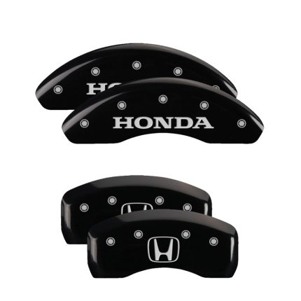 Set Of 4 Caliper Covers Engraved Front Honda Engraved Rear H Logo 2002-2003 Honda Civic MGP Caliper Covers