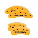 ⁦Set Of 4 Caliper Covers Engraved Front And Rear Honda 2023-2024 Honda CR-V MGP Caliper Covers⁩ - الصورة ⁦3⁩