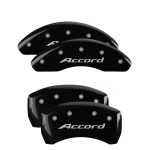 Set Of 4 Caliper Covers Engraved Front Accord Engraved Rear Accord 2018-2023 Honda Accord MGP Caliper Covers