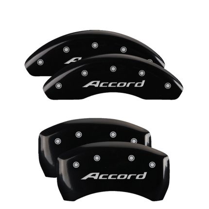 Set Of 4 Caliper Covers Engraved Front Accord Engraved Rear Accord 2018-2023 Honda Accord MGP Caliper Covers