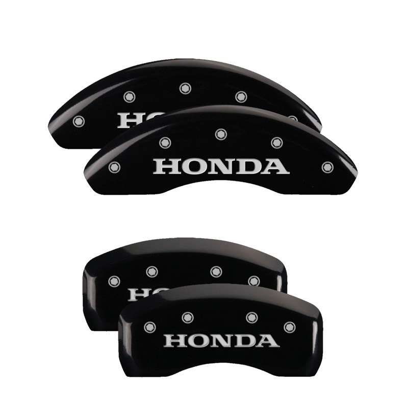 20226SHONBK-FDLQ Set Of 4 Caliper Covers Engraved Front And Rear Honda 2004-2004 Honda CR-V MGP Caliper Covers - الصورة 1