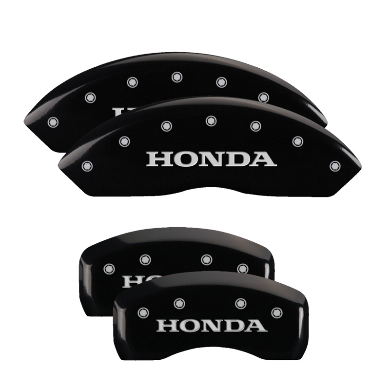 20228SHONBK-FDLQ Set Of 4 Caliper Covers Engraved Front And Rear Honda 2018-2023 Honda Odyssey MGP Caliper Covers - Image 1