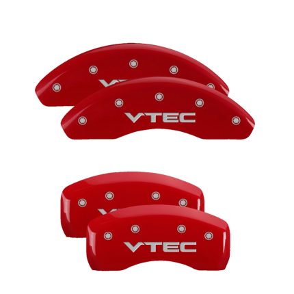 Set Of 4 Caliper Covers Engraved Front And Rear Vtec 2022-2024 Honda Civic MGP Caliper Covers