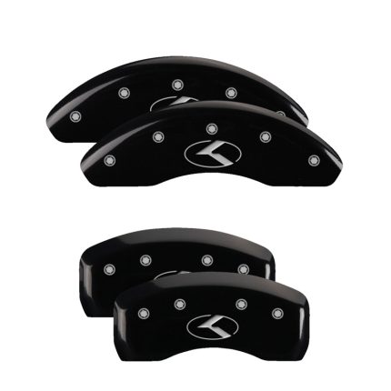 Set Of 4 Caliper Covers Engraved Front And Rear Circle K Kia 2011-2016 Kia Sportage MGP Caliper Covers