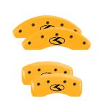 Set Of 4 Caliper Covers Engraved Front And Rear Circle K Kia 2019-2019 Kia Cadenza 18 Inch Wheel MGP Caliper Covers - Image 3