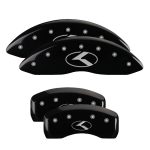 Set Of 4 Caliper Covers Engraved Front And Rear Circle K Kia 2020-2020 Kia Optima MGP Caliper Covers