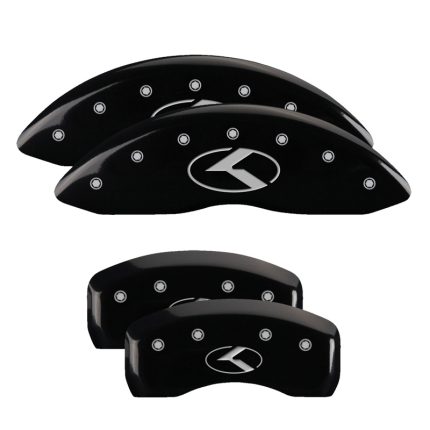 Set Of 4 Caliper Covers Engraved Front And Rear Circle K Kia 2020-2020 Kia Optima MGP Caliper Covers