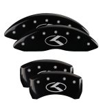 Set Of 4 Caliper Covers Engraved Front And Rear Kia Logo (Circle K) 2020-2024 Kia Telluride MGP Caliper Covers