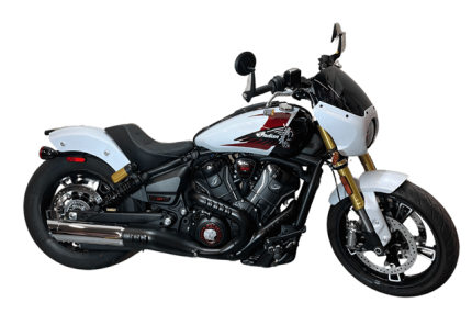 25-Present 4 Inch Indian Scout 2-1 Slip-on with Blunt Force Tip – Chrome (221-1295-B4-2.25) TAB Performance
