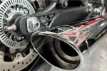 25-Present 4 Inch Indian Scout 2-1 Slip-on with Blunt Force Tip - Chrome (221-1295-B4-Z) TAB Performance - Image 3