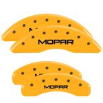 Set Of 4 Caliper Covers Engraved Front And Rear Mopar 2004-2008 Chrysler Pacifica MGP Caliper Covers - Image 3
