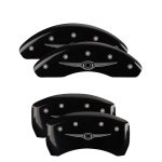 Set Of 4 Caliper Covers Engraved Front And Rear Style 1 Chrysler Wing 2004-2008 Chrysler Crossfire MGP Caliper Covers