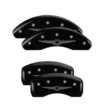 Set Of 4 Caliper Covers Engraved Front And Rear Style 1 Chrysler Wing 2008-2016 Chrysler Town MGP Caliper Covers